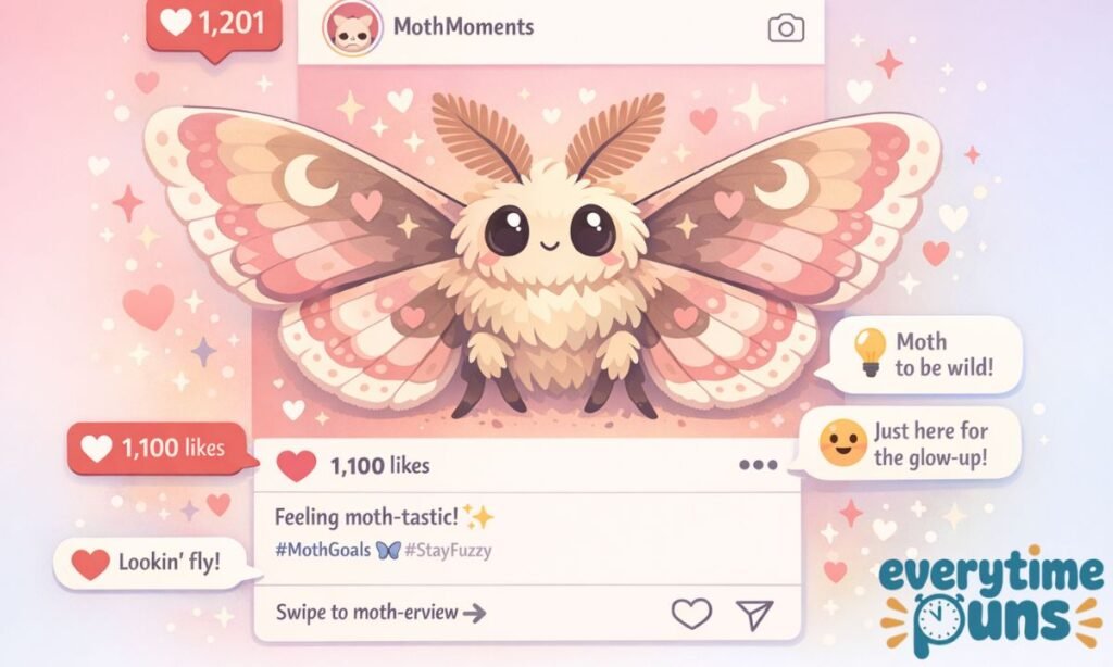 moth wordplay for instagram funny moth captions social media style