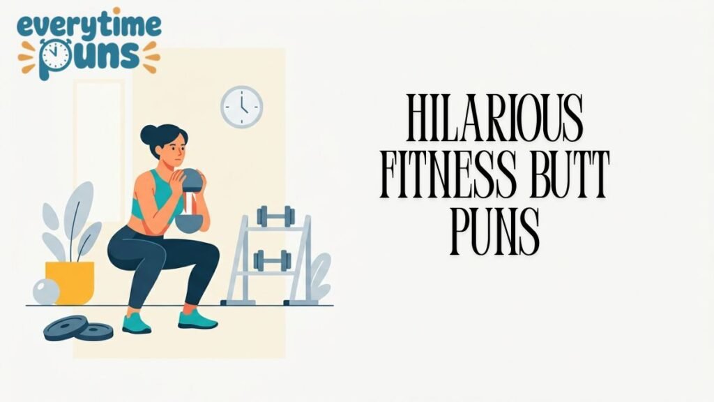 fitness butt puns gym jokes funny workout humor
