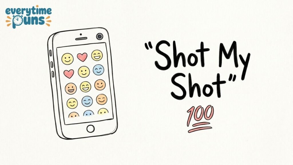 gun puns instagram caption illustration