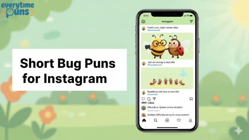 short_bug_puns_for_instagram