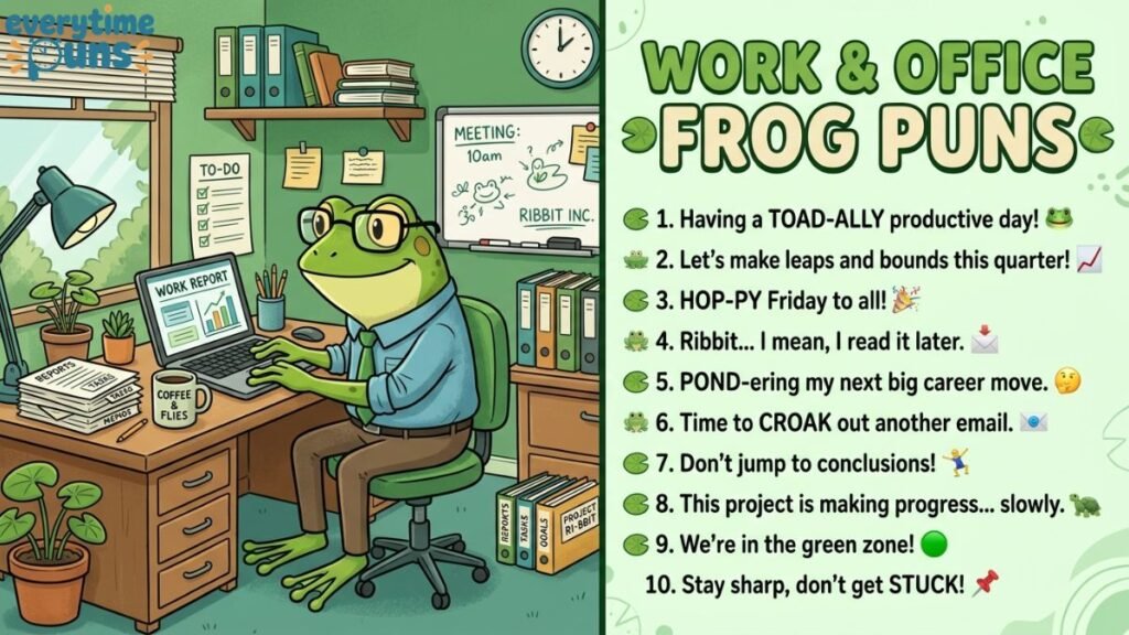 work_and_office_frog_puns