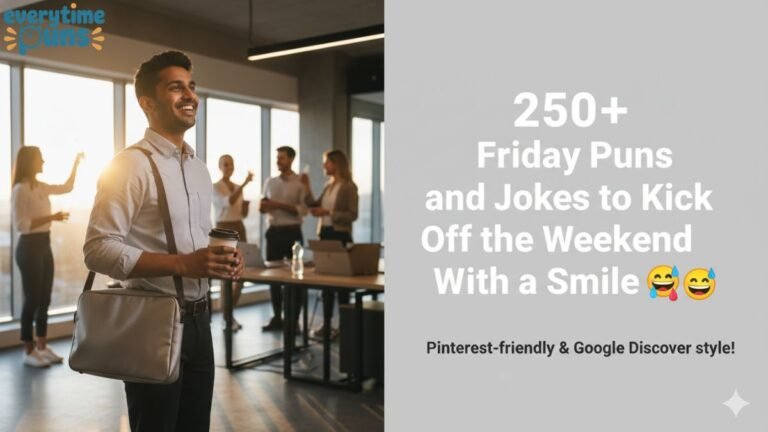 250_friday_puns_and_jokes_to_kick_off_the_weekend_with_a_smile_🎉😄