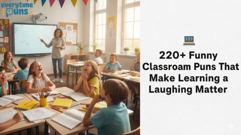 🏫_220_funny_classroom_puns_that_make_learning_a_laughing_matter
