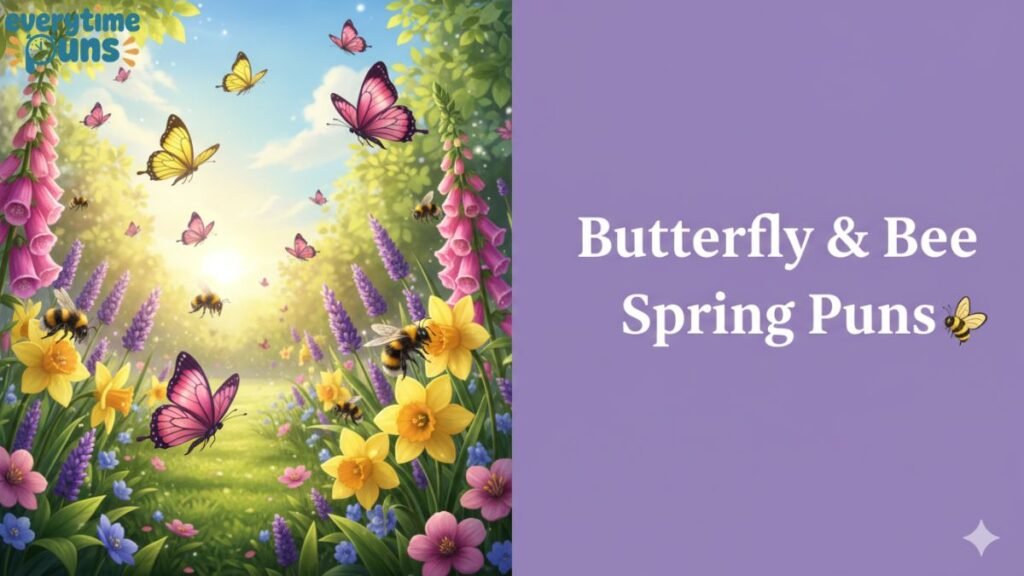 🦋 Butterfly & Bee Spring Puns